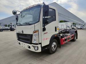 Howo 6 roues conteneur à ordures ramasser camion crochet bras ascenseur camion à ordures - Product Image 6