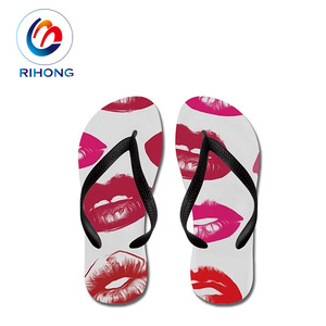 Prix de gros abordable Guangzhou Beach Custom Slipper Eva Rubber Designer Women Wedge Flip Flops - Product Image 4