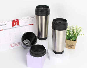 Vente en gros directe d'usine : Tasses à eau, mugs et tasses de voyage isothermes à double paroi en acier inoxydable, tasses cadeaux, maintien thermique 6-12h - Product Image 3
