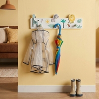 Crochets décoratifs en bois pour enfants ANA 2026, crochets muraux à percer, multi-usages pour vêtements et portes d'armoires