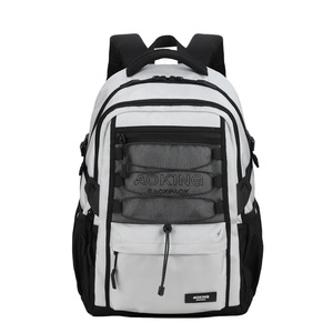 Venta caliente logotipo personalizado Mochila escolar Laptop College Plaid Travel Student Bag Mochila impermeable para estudiantes Mochila Escolar - Product Image 1