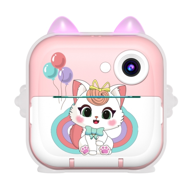 Impresora de cámara instantánea Q5 Rainbow-rosa