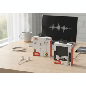 Auricolari audio di alta qualità in plastica e metallo cablato 3.5mm con interfaccia fornitore di rinfuse per soluzioni di qualità - Product Image 3