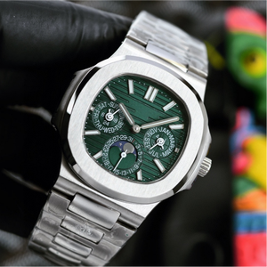 <span class=keywords><strong>Reloj</strong></span> Mecánico Automático de Lujo <span class=keywords><strong>Patek</strong></span> Serie 5740 para Hombre, Multifunción, Resistente al Agua, con Correa de Acero Inoxidable - Product Image 4