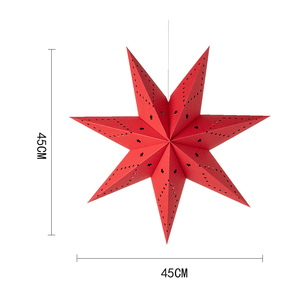 Abat-jour <span class=keywords><strong>origami</strong></span> éclairé à LED personnalisé lanternes étoiles <span class=keywords><strong>en</strong></span> papier indien pour bar de noël jardin Diwali décor artisanat <span class=keywords><strong>en</strong></span> papier fait main - Product Image 5