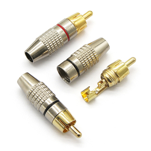 Chuối cắm <span class=keywords><strong>RCA</strong></span> nối 6mm 24K mạ vàng chuyên nghiệp loa âm thanh Adapter dây nối <span class=keywords><strong>RCA</strong></span> nam cắm - Product Image 6
