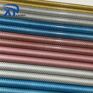 Màu xanh chất lượng hàng đầu nhà máy bán buôn sợi carbon hình chữ nhật Ống Kevlar ống thép - Product Image 4