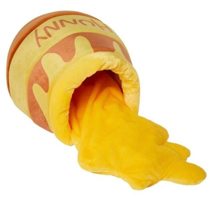 Cama redonda y suave para mascotas Honey Pot, nido para gatos de 60 cm x 39 cm x 32 cm, para gatos de interior, con relleno de fibra de poliéster, lavable a mano. - Product Image 5