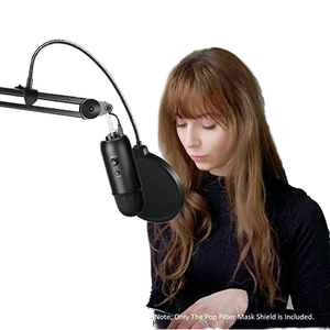 Audio Technica <span class=keywords><strong>Blue</strong></span> <span class=keywords><strong>Yeti</strong></span> Studio Microphone <span class=keywords><strong>Accessoires</strong></span> Pince à col de cygne flexible Filtre anti-pop Masque de protection Pare-brise-Pièces détachées - Product Image 6