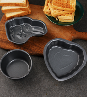Moules à gâteau miniatures rectangulaires en acier au carbone antiadhésif, outils de cuisson pour la maison et la cuisine, écologiques