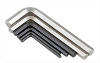 Kunci Hex Segi Enam Metrik Industri 2mm-8mm, Kunci Allen Segitiga, Set Kunci Serbaguna