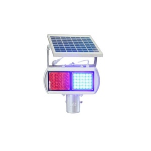 HK-JB202A Solar Flashing Warning Light For Road Traffic Pole Mount IP65 LED Aluminum Frame - Product Image 5