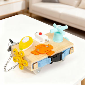 צעצועי עץ רב תכליתיים חדשים לילדים, מוצר חינוכי, קוביית פעילות, מכונית צעצוע לילדים, בנות, להיט מכירות מונטסורי - Product Image 2