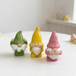 Tres Adornos de Gnomos de Resina Estilo '<span class=keywords><strong>No</strong></span> Mira, <span class=keywords><strong>No</strong></span> Escucha, <span class=keywords><strong>No</strong></span> Habla' Lindos para Decoración de Jardín y Patio, Artesanía Personalizada - Product Image 3