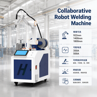 Robot collaboratif industriel de soudage pour la fabrication métallique, portée de bras 350A 500A 1800mm 1400mm 922mm, fonctionnalités Drag and Teach