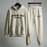 Ensemble de survêtement unisexe de luxe pour homme, coupe ample, avec logo personnalisé imprimé, pantalon large et sweat à capuche – Fabricant