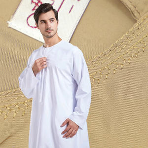 Abaya in Lana per Uomo Mediorientale, Tinta Unita con Tasche, Design Lungo, Esportazione Diretta dalla Fabbrica, Stock all'Ingrosso - Product Image 2