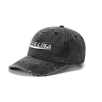 Gorra de Béisbol Deportiva Unisex al por Mayor, Diseño Clásico de Algodón Lavado, Estilo Deportivo con Patrón de Letras, Ideal para Actividades al Aire Libre