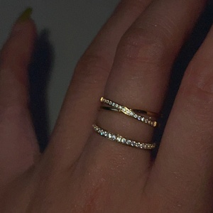 Nouvelle bague Dazan 2026 pour femme, design croix en zircon, minimaliste, en acier inoxydable plaqué or 18 carats, inaltérable et <span class=keywords><strong>super</strong></span> brillante, collection été - Product Image 6