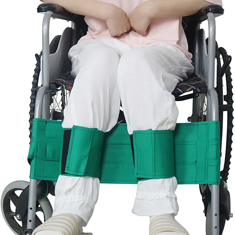 Wheelchair Footrest Strap Leg Restraints Medical Seat Belt Safety Transport Foot Support Straps for Patients