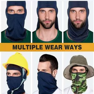 Balaclavas personnalisables, masques anti-vent pour l'escalade, bonnets unisexes pour le sport, le cyclisme, les voyages - Polyester/coton, quatre saisons - Product Image 5
