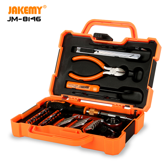 47 in 1 Household DIY Maintenance Telephone Laptop Motherboard Mobile Repair Kit with Hard Case Hand Tools OEM Service