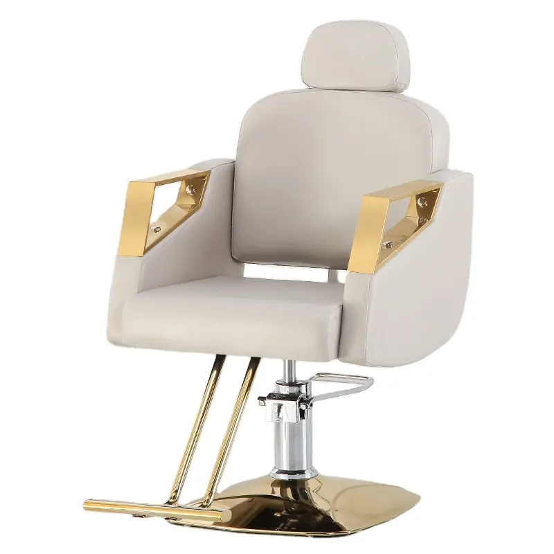 プロの高品質ビューティーサロン理髪店家具モダンで豪華なスイベルリフティング理髪店の椅子