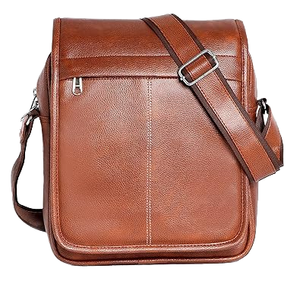 Elegante Bolso Bandolera de Cuero Genuino con Cierre Geométrico, para Mujer, Viajes, Oficina, Negocios, con Cadenas y Botones, Resistente - Product Image 1