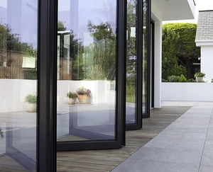 Puerta Plegable Doble de Aluminio con Acristalamiento para Exteriores, Resistente a Huracanes, Nuevo Modelo 2023 - Product Image 4