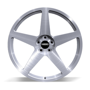 ล้อแม็กซ์อะลูมิเนียมน้ำหนักเบาแบบห้าก้าน ขัดเงาสีเงิน ดีไซน์เว้า สำหรับ<span class=keywords><strong>รถ</strong></span>แข่ง คุณภาพสูง ผลิตด้วยเครื่อง CNC - Product Image 2