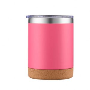Vaso Térmico Ecológico de Acero Inoxidable 304 con Recubrimiento en Polvo, de Doble Pared y Aislamiento al Vacío, de 12 oz, con Base de Corcho, Ideal para Regalos Empresariales - Product Image 3