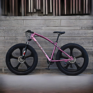 Vélo tout-terrain à pneus larges de 26 pouces pour adultes, 7 vitesses, frein à disque, suspension, pédale ordinaire, fourche en acier, vente chaude - Product Image 1