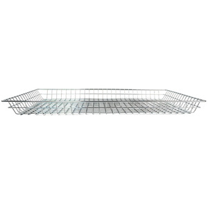 Grille de refroidissement en fil métallique pour boulangerie, 65,8 x 41,1 x 5 cm, rectangulaire, en métal, pour la présentation du pain, des pâtisseries et des beignets - Product Image 3