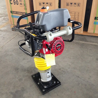 Compacteur vibrant de sol 80 kg 20 KN pour la construction, moteur Honda GX160, type Jumping Jack, fabriqué en Chine