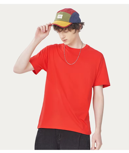 T-<span class=keywords><strong>shirt</strong></span> unisexe personnalisé OEM 100% coton premium, impression sérigraphique personnalisée, anti-boulochage, respirant, manches courtes, col rond - Product Image 6