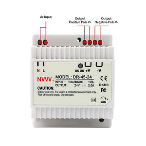 Fuente de Alimentación Conmutada de Riel Din, Fuente de Alimentación Industrial de 24V CA a CC, 45W, Smps, 12VCC, para Industrial, para Industrial, de 24V, CA, CC - Product Image 5