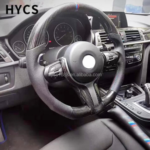 Suitable for BMW Steering Wheel F30 F10 <strong>3</strong> Series 5 Series X5x6 <strong>Carbon</strong> <strong>Fiber</strong> LED Steering Wheel Customization