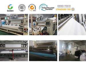 Hot Bán 100% Polyester Không Dệt Cảm Thấy Vải Cuộn Tấm Thoáng Khí Không Thấm Nước Chống Tĩnh Cứng Mềm Needle-Punch Không Dệt - Product Image 6