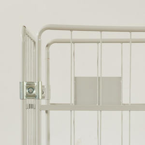 रूकने वाले स्टील रोल कंटेनर रोल कार्ट के साथ ढहने वाले स्टील रोल कंटेनर रोल कार्ट कार - Product Image 5