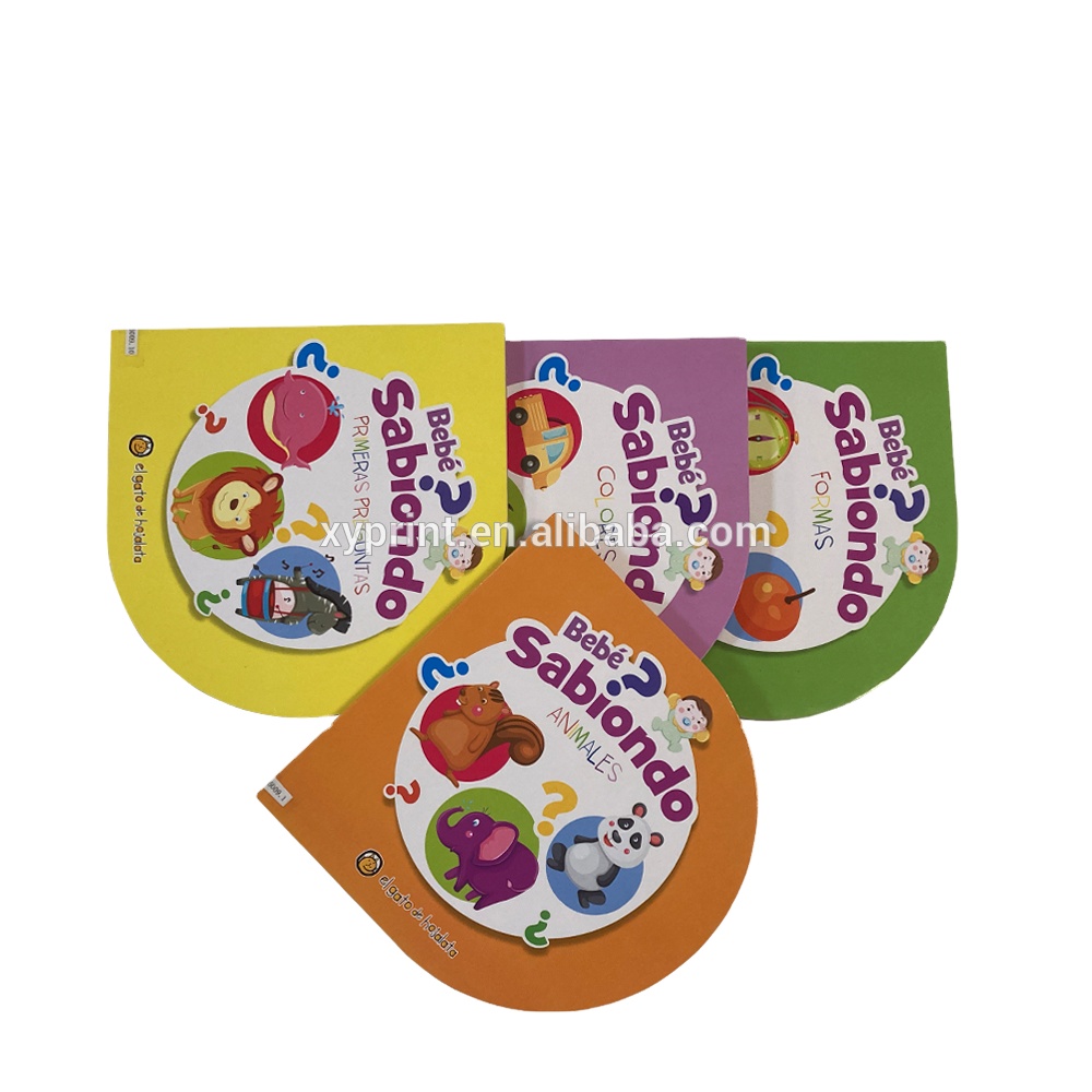 Детская книга по низкой цене, детская картонная книга на заказ для детей