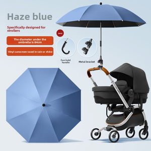 Sombrilla Universal <span class=keywords><strong>para</strong></span> Cochecito de Bebé, Triciclos y Carritos, Protección Solar y Contra la Lluvia, <span class=keywords><strong>con</strong></span> Logotipo Personalizado - Product Image 6