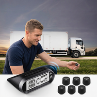 Système de surveillance de la pression et de la température des pneus de camion TPMS avec capteur externe IP67 433,92 MHz MATA T2 6 pneus