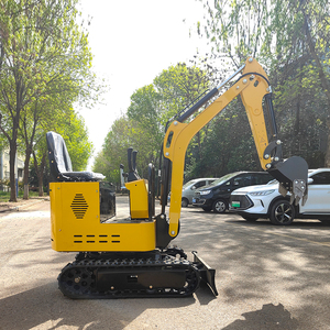 Nuovo Mini Escavatore da 1 Tonnellata con Cingoli in Gomma, Nessun Danno al Prato, Perfetto per l'Amplificazione del Paesaggio del Giardino - Product Image 2