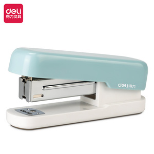 Deli Stapler TA301 Mini Macaron Colors Plastic Office Stapler With 12# Staples - Product Image 3