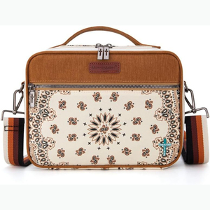 Muestra Gratuita de Fábrica, Funda para Biblia de 2 Compartimentos para Mujer, Estuche Grande para Biblia con Asas y Correa para el Hombro, Bolsa para Transportar la Biblia - Product Image 1