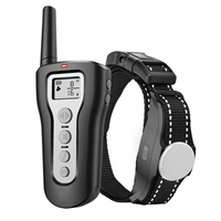 Collier de dressage pour chien Hot Dog en nylon et plastique, étanche IPX7, rechargeable, télécommande, collier anti-aboiement pour l'obéissance canine
