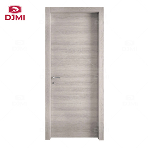 Quảng Đông Phật Sơn Djmi cửa gỗ hiện đại MDF sơn thiết kế chống cháy puerta nội thất de madera con Marco Y cerradura, bisagras. - Product Image 4