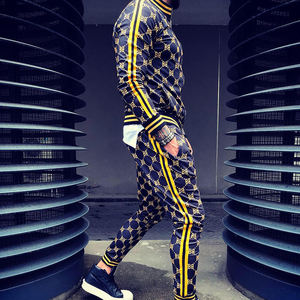 Traje de poliéster a la moda para hombre, alta calidad, para trotar, 2 piezas, personalizado - Product Image 5