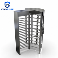Torniquete Triangular de Altura Completa de Una Sola Vía con Parte Superior Cuadrada, Control de Acceso de Seguridad Impermeable y Anti-Colisión para Entrada de Oficina