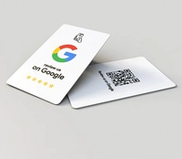 Programmierbare PVC-QR-Code-Scan-NFC-Karte 213/215/216 für Google-Bewertungen, RFID-Tag mit individuellem Logo für Kleinunternehmen